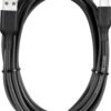 Best Buy essentials™ - 9' USB-A to USB-C Charge-and-Sync Cable - Black