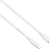 Best Buy essentials™ - 5' USB-C to Lightning Charge-and-Sync Cable - White