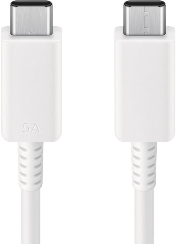 Samsung - 65W 6' USB Type C-to-USB Type C Device Cable - White