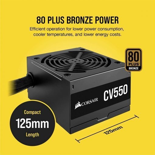 Corsair CV Series 80 Plus Bronze Certified Power Supply Unit