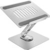 Insignia™ - Laptop Stand with Adjustable Height and Angle for Laptops up to 17” Wide - Silver