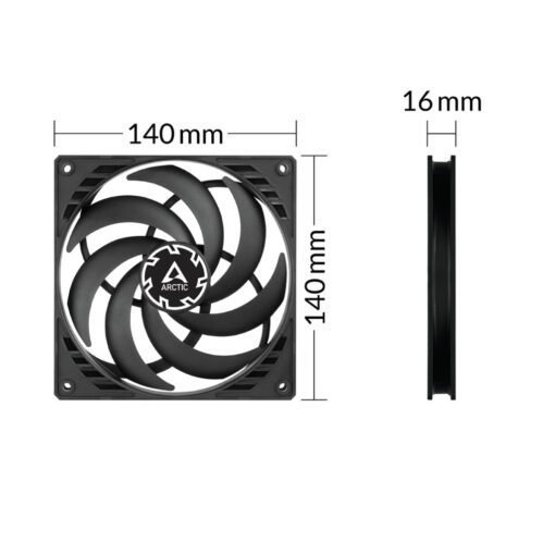 Arctic P14 Slim PWM PST 140mm Fan